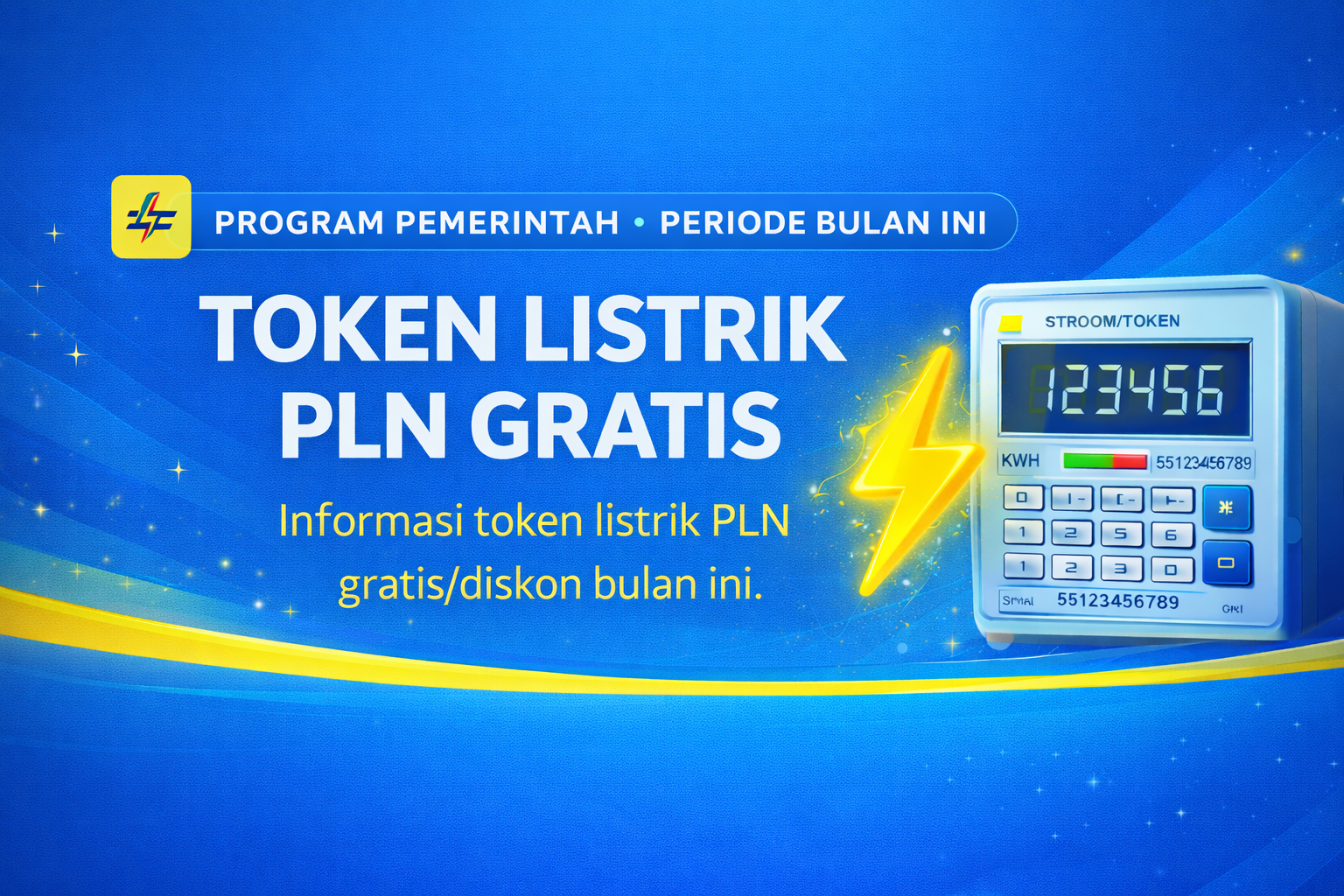 Ilustrasi program token listrik PLN